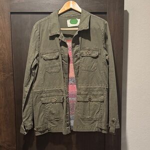 Anthropologie Olive Military Jacket